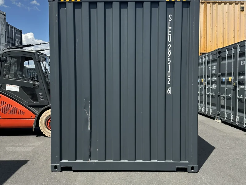 Neuer 20-Fuß High Cube Seecontainer in Grau - Bild 2